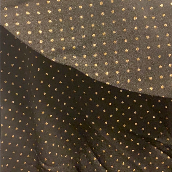 Black dress with gold sparkle polka dots - Picture 3 of 6